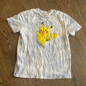 Abercrombie Kids White and Yellow Pikachu Tee